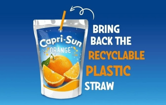 Capri Sun campaigns against ban on plastic straws